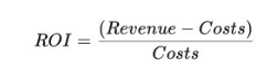 ROI formula