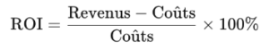 formule du ROI